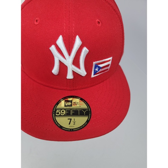 New Era 59Fifty NY Yankees Puerto Rico Edition Exclusive Fitted Hat 7 1/2 - Picture 3 of 6